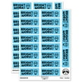thumbnail image 1 of Bright Work Light Bulb Teacher Student School Sticker Set - Light Blue - Matte Finish - 2.00" Large, 1 of 7
