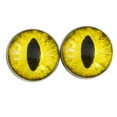 thumbnail image 1 of Bright Yellow Cat Dragon Sew-On Button Glass Eyes, 1 of 4