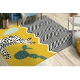 thumbnail image 1 of Bright Yellow Cat Rug, Yellow Rug, Modern Rugs, Outdoor Rug, Decorative Rug, Large Rug, Non Slip Rug, Personalized Rug, Minimal Soft Rug, 2'x3' - 60x90 cm, 1 of 7