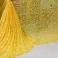 thumbnail image 1 of Bright Yellow Hand Embroidered Chikankari Saree, 1 of 1