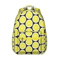 thumbnail image 1 of Bright Yellow Lemon Backpack - Modern & Lightweight Waterproof Daypack, Breathable Comfort with Spinal Support Design for College Students, 1 of 6
