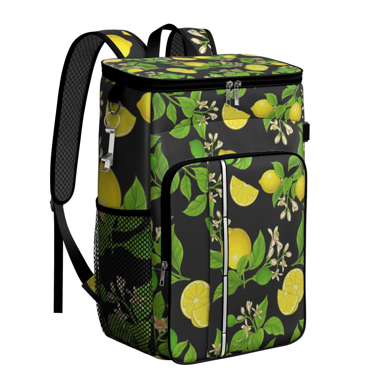 Bright Yellow Lemon Insulated Backpack Cooler - 20L  display picture 3