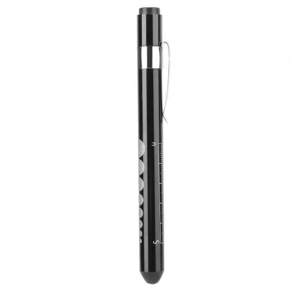 Bright Yellow Spotlight Pen Light, Aluminum Alloy for Unmatched Durability, Reusable Medical Penlight with Pupil Gauge, Pocket Clip for Easy Carriage