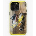 thumbnail image 1 of Bright Yellow Sprint Car Dirt Track Racing Graphic A1030&nbsp;Phone Case for iPhone 11 to 17 Pro Max, 1 of 2