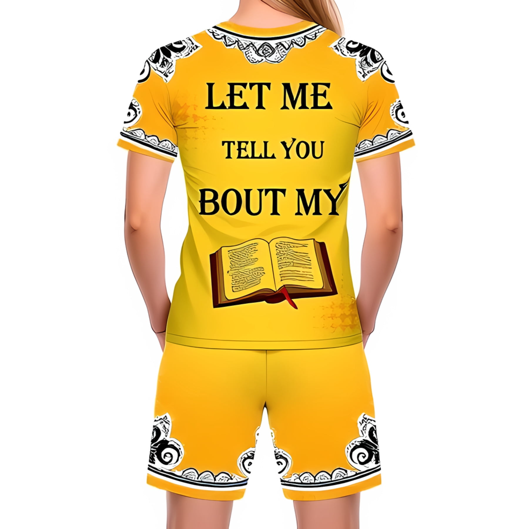 Yellow Shirt and Blue Shorts – Bright & Cool Everyday Outfit main image 1