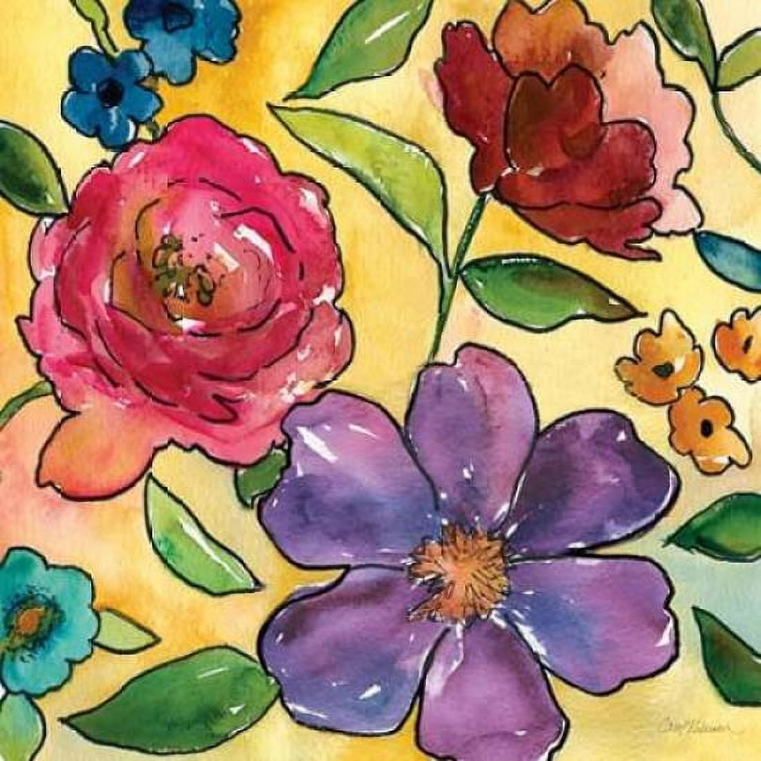 Bright and Colorful Canvas Art - Carol Robinson (24 x 24)