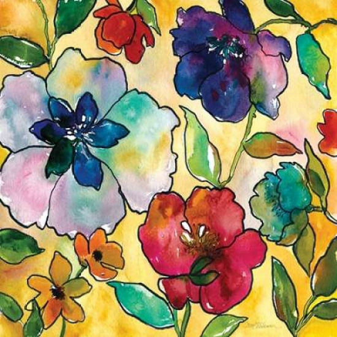 Bright and Colorful Canvas Art - Carol Robinson (24 x 24)