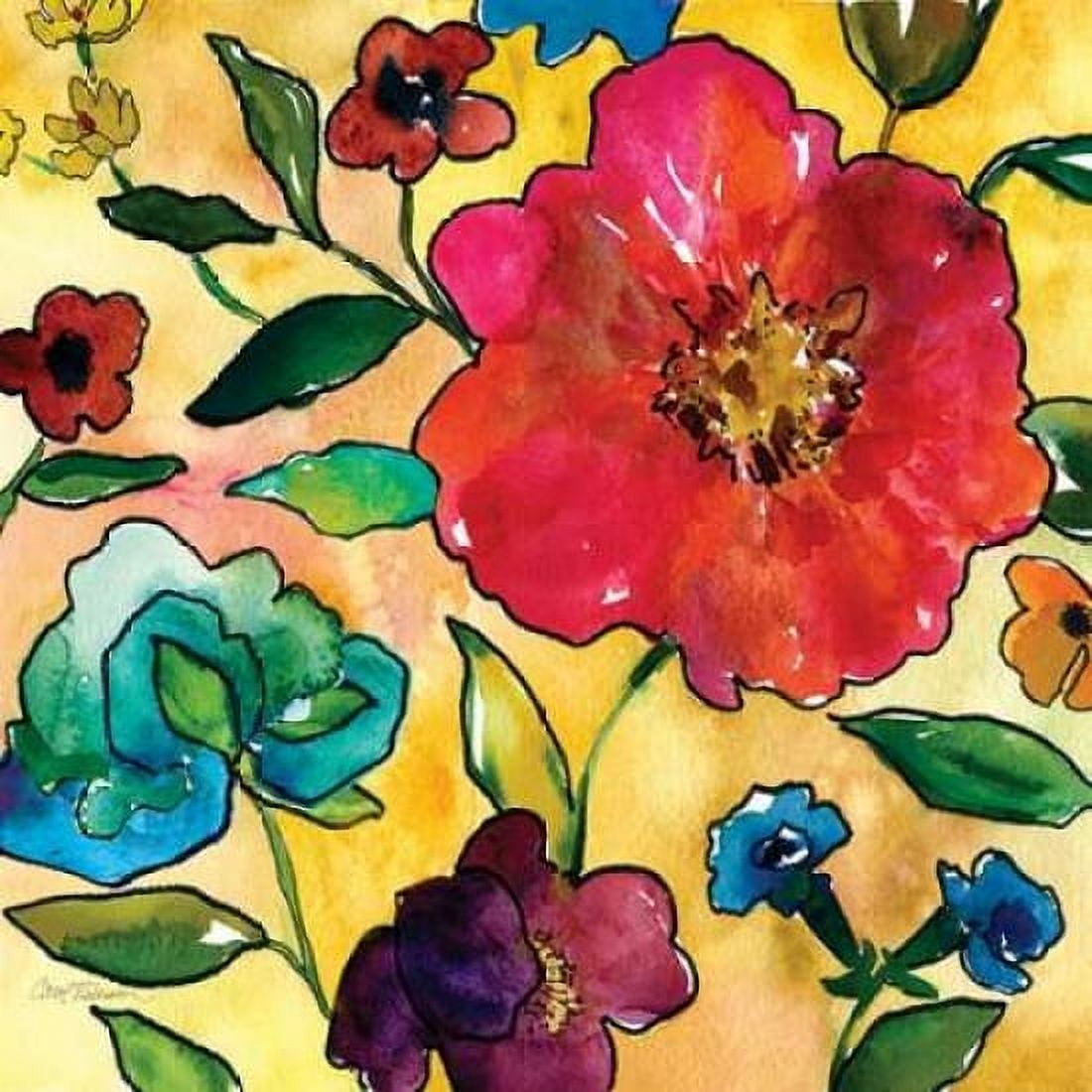 Bright and Colorful Canvas Art - Carol Robinson (24 x 24)