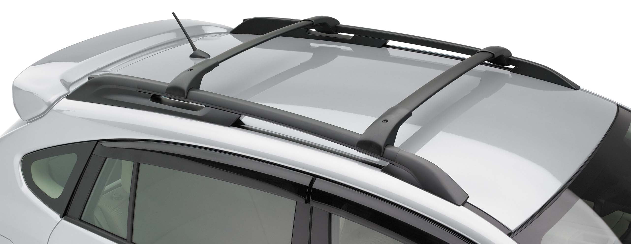 BrightLines Cross Bar Roof Rack Replacement for 2013 - 2017 Sabaru Crosstrek and 2012-2016 Impreza, Set of 2pcs, Black Aluminum Roof Top Crossbars