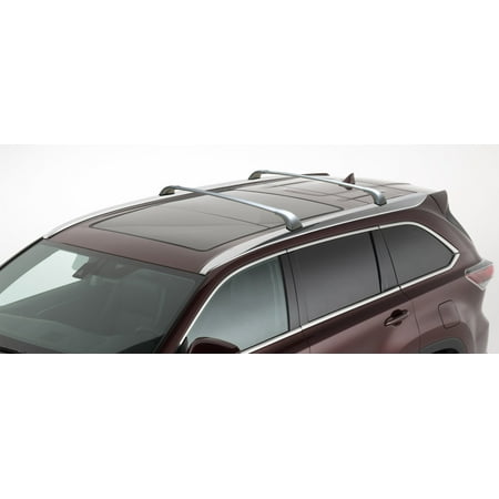 BrightLines Roof Rack Cross Bars Replacement for Toyota Highlander Limited Platinum XLE Limited SE 2014-2019 (Silver)