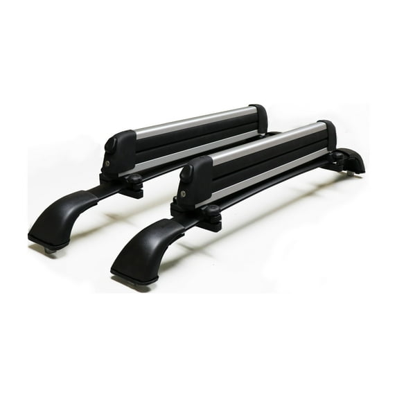 BrightLines Roof Rack Cross Bars Ski Rack Combo Compatible with Toyota Highlander LE LE Plus 2014-2019