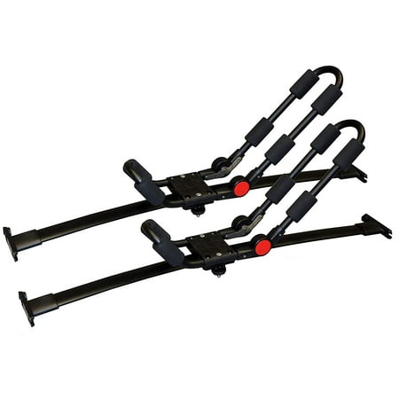 BrightLines Roof Rack Crossbars Kayak Rack Combo Compatible with Ford Explorer 2011-2015