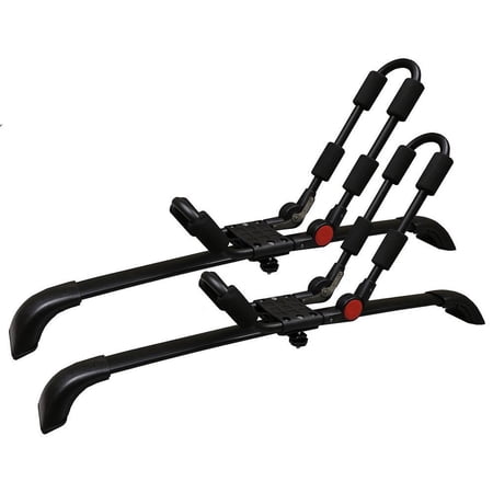 BrightLines Roof Rack Crossbars Kayak Rack Combo Compatible with Toyota Highlander XLE Limited SE Limited Platinum 2014-2019