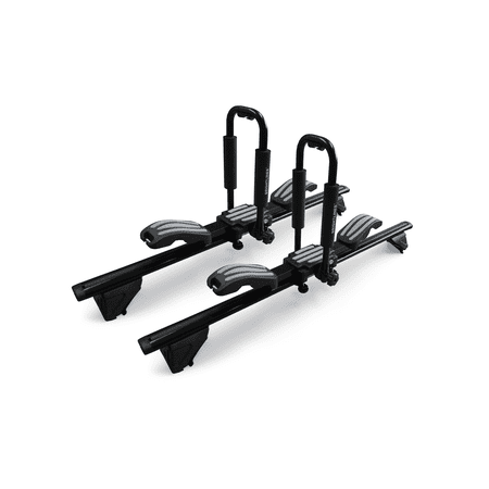 BrightLines Roof Rack Crossbars Premium Double Kayak Rack Combo Compatible With Dodge Nitro 2007-2012