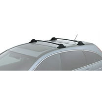 BrightLines Roof Rack Crossbars Roof Bars Replacement for Honda CR-V 2007 - 2011 for Kayak Luggage Ski Bike Carrier, Black Aluminum Top Cargo Rack, Set of 2 Pieces