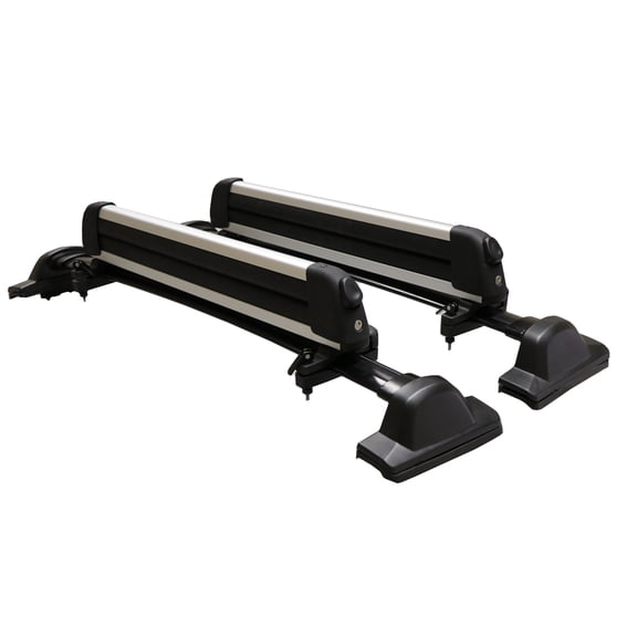 BrightLines Roof Rack Crossbars Ski Rack Combo Compatible with Honda CRV 2007-2011 (up to 4 Skis or 2 Snowboards)