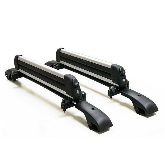 BrightLines Roof Rack Crossbars Ski Rack Combo Compatible with Volkswagen Atlas 2017-2025