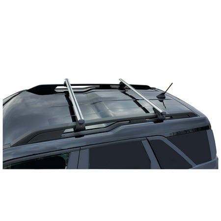 BrightLines Silver Roof Rack Crossbars Compatible with 2021-2025 Ford Bronco Sport Badlands Outer Banks Base Big Bend Models