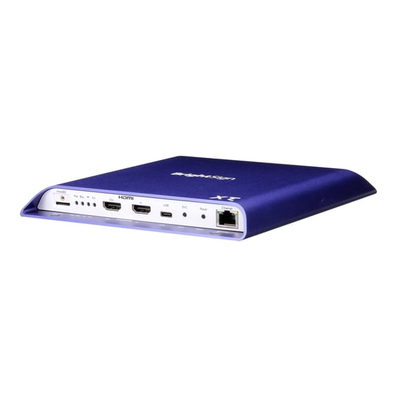 BrightSign XT1144 Standard I/O Player - HDMI - USB - SerialEthernet - Purple