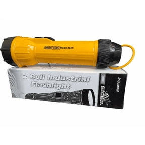 BrightStar 2618, 2 Cell Industrial Flashlight, Krypton Bulb, Faceted reflector - ** Batteries Not included **