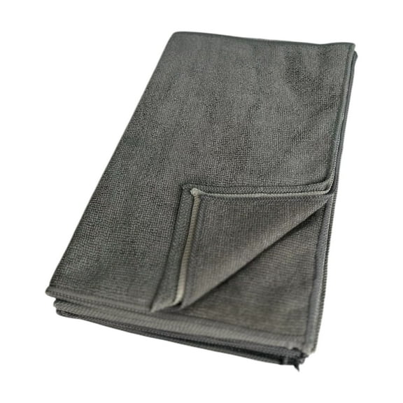 Brightbox All Purpose Gray Household Cleaning Cloths, 12 Count