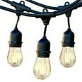 thumbnail image 1 of Brightech Ambience Pro LED Outdoor String Lights 48 ft, Waterproof Shaterproof Dimmable 2W Vintage Edison Bulbs for your Porch, Patio, Deck, 2700K Soft White, 1 of 3