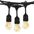 thumbnail image 1 of Brightech Ambience Pro Incandescent Outdoor String Lights 24 ft, Waterproof Shatterproof 11W Dimmable Edison Bulbs for Patio, Porch, Backyard, 1 of 7