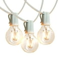 thumbnail image 1 of Brightech Ambience Pro LED Outdoor String Lights 26 ft, Waterproof Shatterproof 1W Globe Bulbs for Patio, Porch, Backyard, 2700K Soft White, 1 of 7