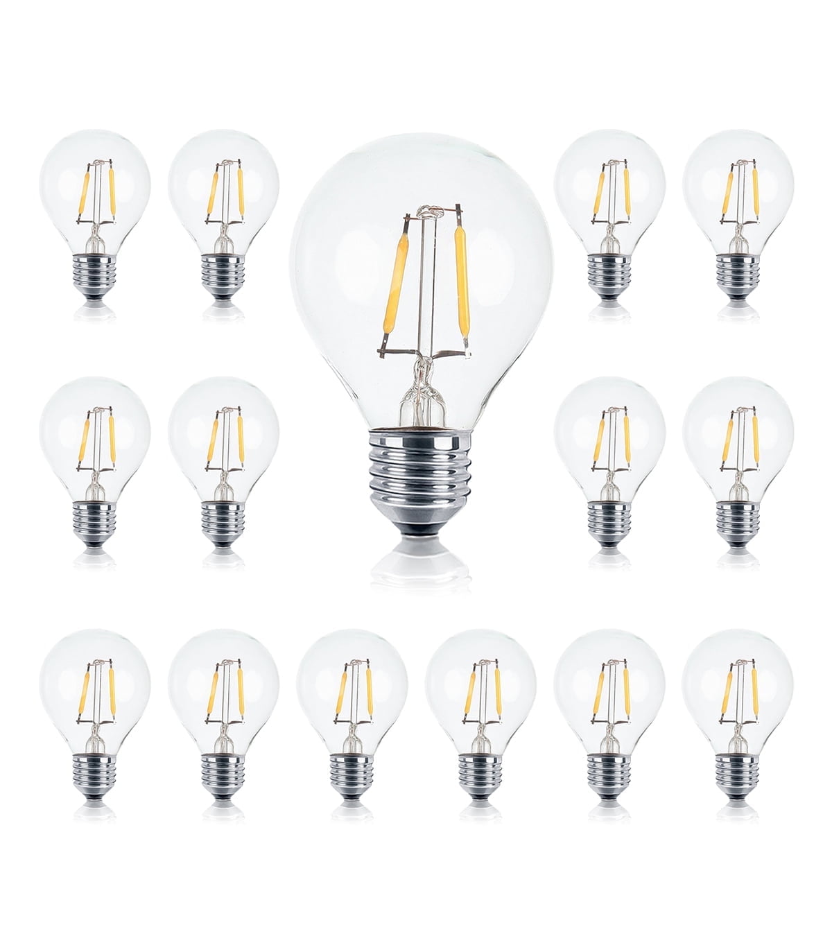 Brightech Ambience Pro Replacement LED Light Bulbs, 1 Watt LED EdisonInspired Exposed Filaments
