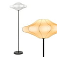 thumbnail image 1 of Brightech Atlas Tall Floor Lamp with Unique Resin Shade & LED Bulb, Elegant Lamp for Living Rooms & Offices, LED Floor Lamp, Modern Standing Lamp for Bedroom, Great Living Room Décor - Black, 1 of 13