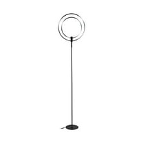 Brightech Eclipse Dimmable LED Floor Lamp, Modern Torchiere Floor Lamp for Living Rooms & Offices – Super Bright Tall Lamp with Dimmable Options for Reading, Standing Lamp Living Room Décor - Black