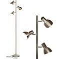 thumbnail image 1 of Brightech Ethan 65 in. Nickel LED Tree Floor Lamp with Adjustable Shades, 1 of 7