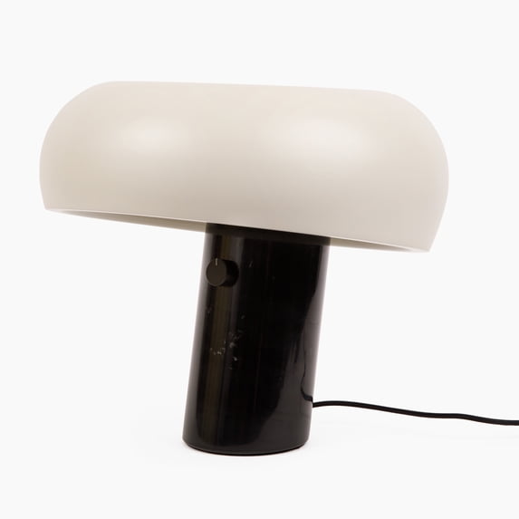 Brightech Kingpin 10" Modern LED Table Lamp with Marble Base