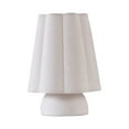 thumbnail image 1 of Brightech Kylie 9" Ceramic LED Table Lamp With Cream Linen Shade, Bulb Included, 1 of 5