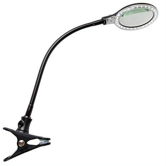 Brightech LightView Flex Magnifying LED Desk Lamp with Flexible Stand