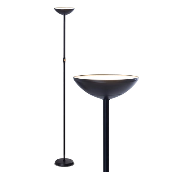 Brightech SkyLite LED High Lumen Uplight Torchiere Standing Floor Lamp, White