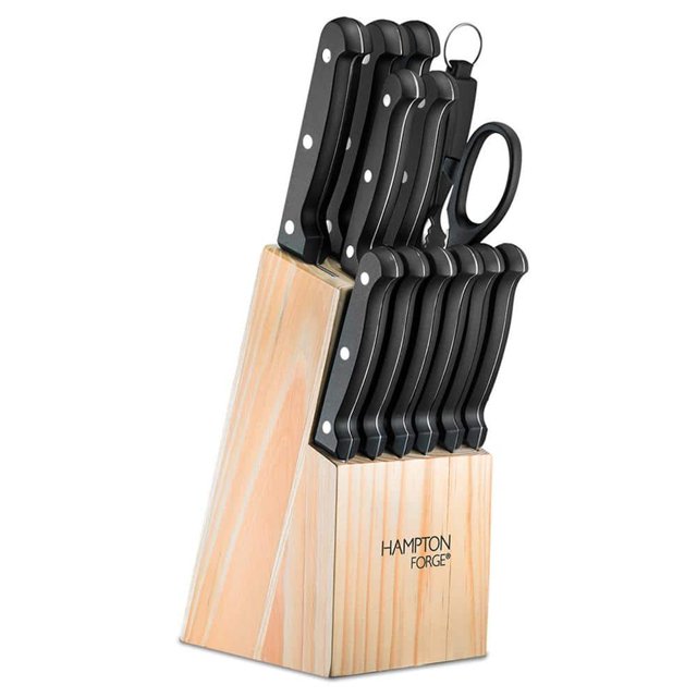 Brighten 14Piece Stainless Steel Knife Set with Block
