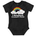 thumbnail image 1 of Brighten Grandmas World Cute Rainbow Bodysuit Jumper Girls Infant Baby Brisco Brands 12M, 1 of 6