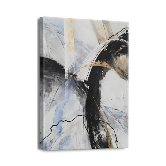 Brighten Your Space Vibrant Abstract Canvas Wall Art for Living Room, Bedroom, Bathroom (12X16inch)