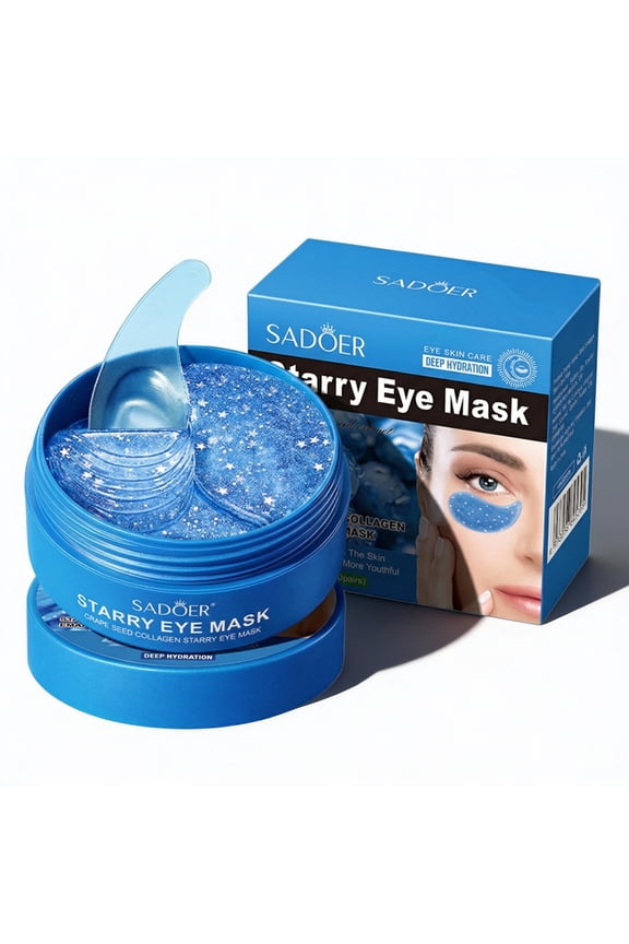 Under Eye Patches (30 Pairs) - Hyaluronic Acid Eye Masks for Dark Circles Puffy Eyes Undereye Bags - Undereye Brightening, Hydrating, Anti-Wrinkle & Cooling, Skin Care Gift for Her
