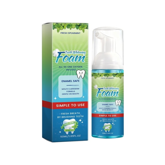 Brightening Toothpaste for Yellow Teeth Stain Remover - Fresh Breath Oral Care Daily Cleaning - 50ml Tube for Bright Smile Home Daily Use