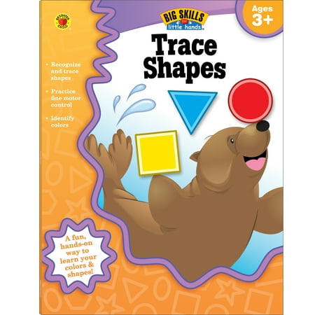 Brighter Child Big Skills for Little Hands® Big Skills: Trace Shapes Workbook (32 pages)