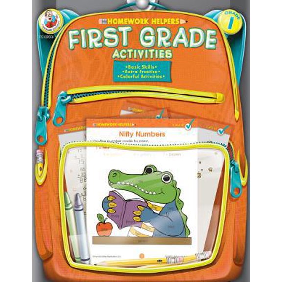 Pre-Owned First Grade Activities Homework Helper, 9780768207026, 0768207029, Paperback,
