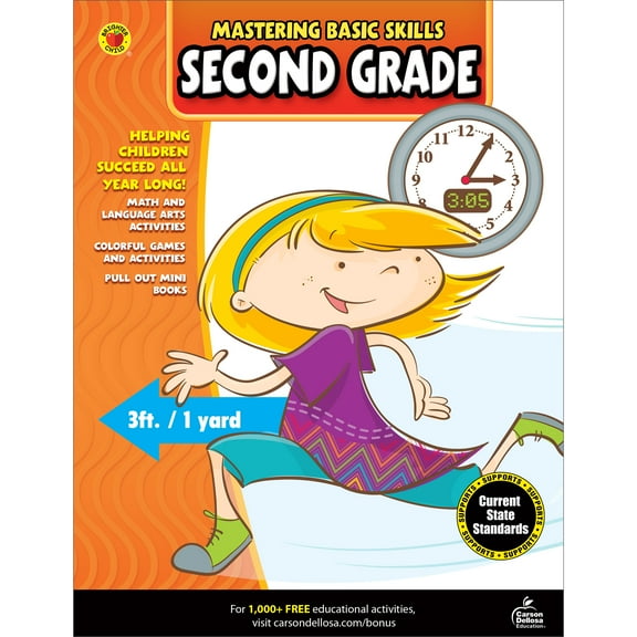 Brighter Child Mastering Basic Skills Mastering Basic Skills Second Grade Activity Book