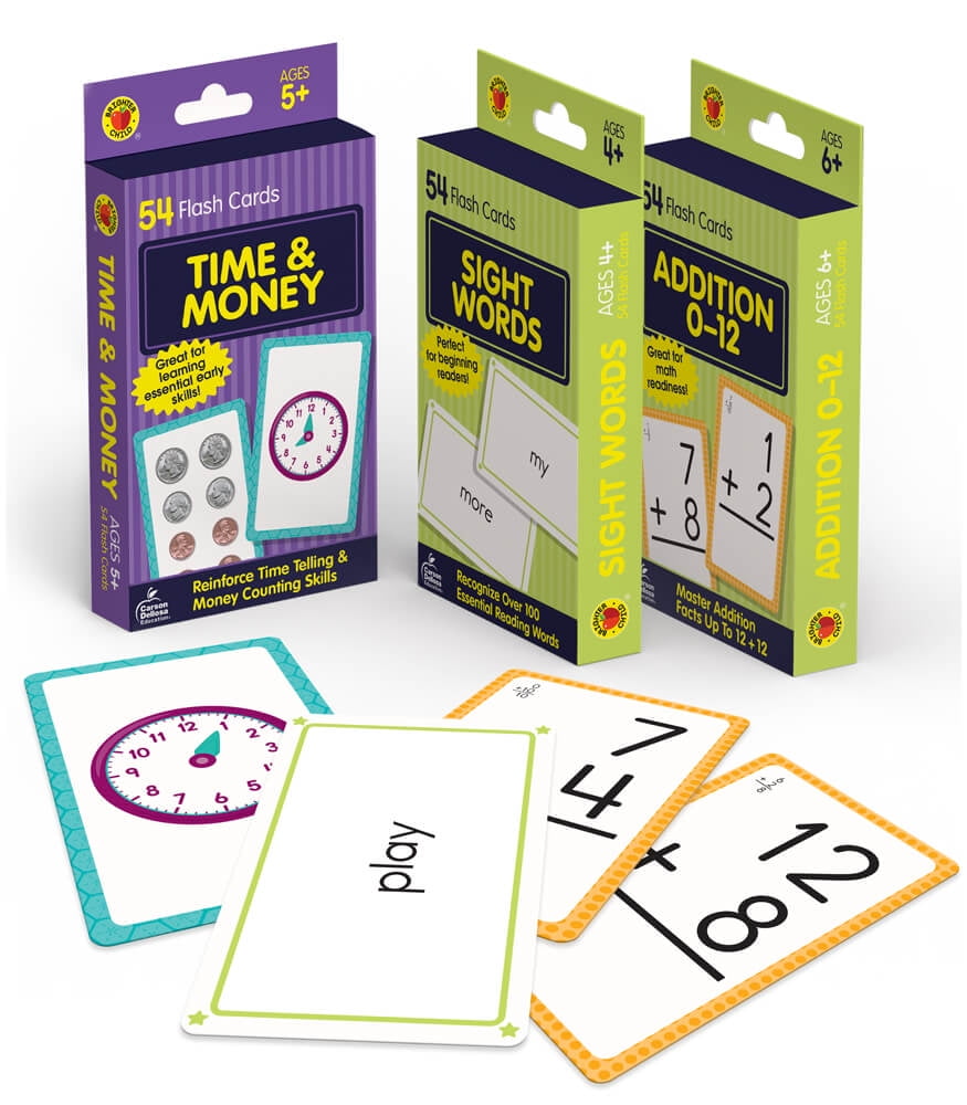 Brighter Child Math Flash Cards Grades 13 162 flash cards