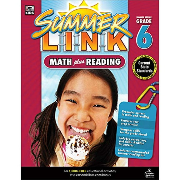 Pre-Owned Brighter Child Math Plus Reading Workbook (320 pages)