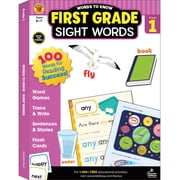 Carson Dellosa Words to Know First Grade Sight Words Workbook 320 pages Grade 1