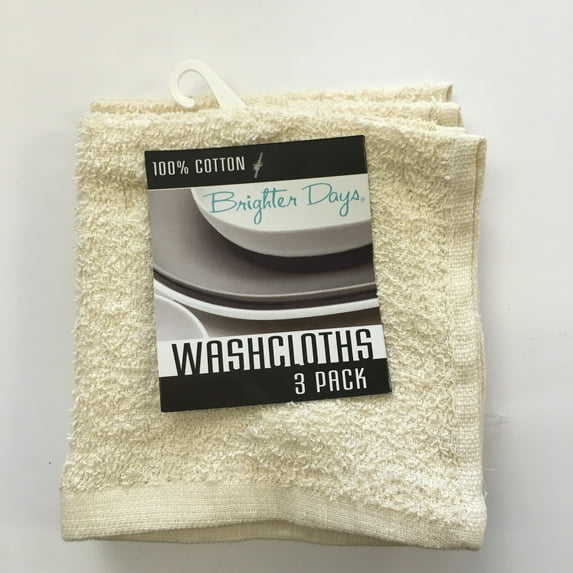 Brighter Days White Swan - 3pk Wash Cloth