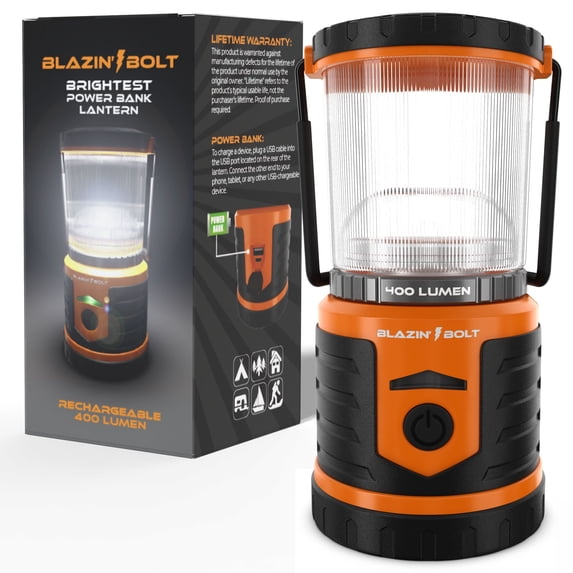 400 Lumen LED Rechargeable Camping Lantern