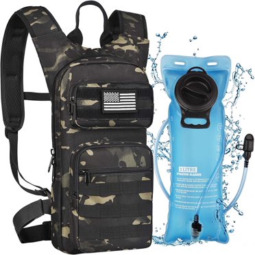 2L Hydration Bladder TPU | Leak-Proof BPA-Free Water Reservoir For Hiking Backpack, Running, Cycling